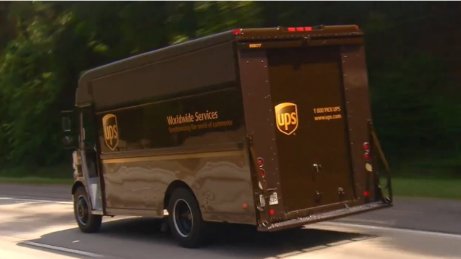 Image of a UPS truck.